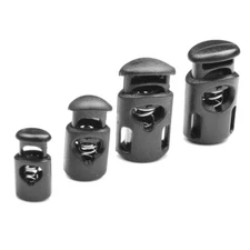 Plastic Spring Cord Locks Toggle Stopper Rope End Adjuster Fastener Accessory