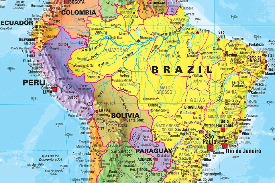 MAPA DEL MUNDO BANDERAS TAMAÑO GIGANTE 120x80CM IMPRESIÓN PÓSTER PARED EDUCACIÓN VIAJES Foto 4 de 4