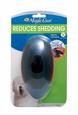 Four Paws Magic Coat Palm Control Shedding Tool Shed Steel Curry Mats & Tangles