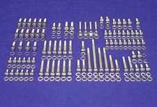 SBF FORD ENGINE BOLTS KIT SMALL BLOCK 260 289 302 STAINLESS STEEL HEX SCREW SET