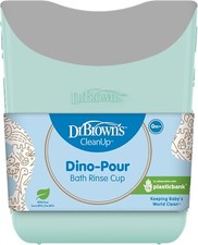 Dr. Brown's Dino-Pour Baby Bath Rinse Cup for Tear-Free Rinsing, BPA Free