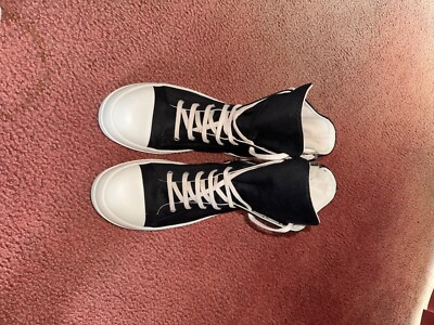 Rick Owens DRKSHDW Canvas Ramones - SIZE 43.5 EU 9.5 US | eBay Rick Owens DRKSHDW Canvas Ramones - SIZE 43.5 EU 9.5 US | eBay