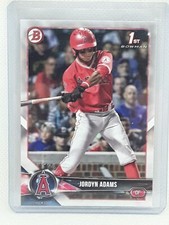 Jordyn Adams 2018 Bowman Draft Baseball - 1st #BD-88 - Los Angeles Angels