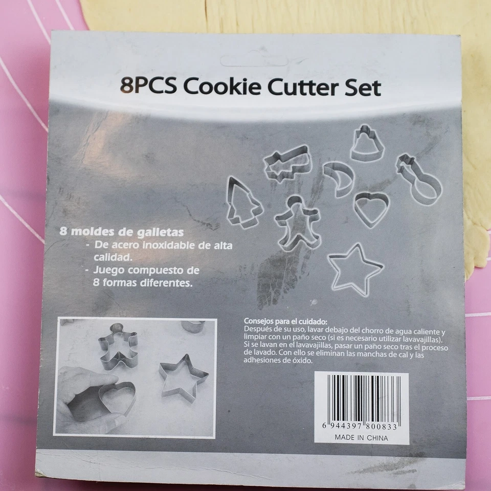 Juego de 13 cortadores para pastelería, corte de galletas de pan corto, hechos de acero inoxidable Foto 3 de 4