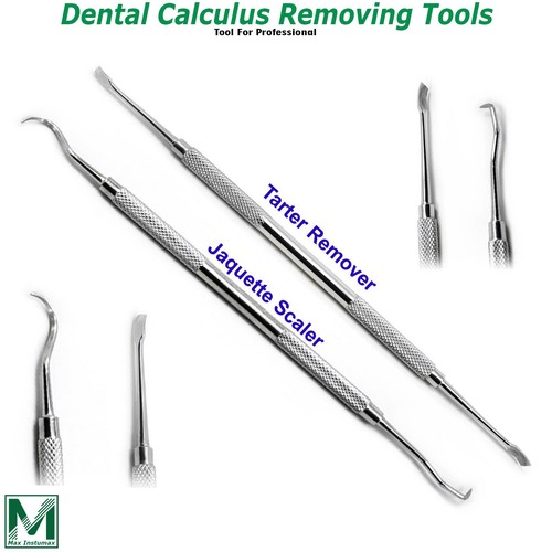Scaler dentale Jaquette e tartaro rimozione denti igiene rimozione placca chirurgico - Foto 1 di 3