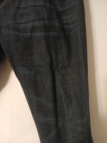 J. CREW Men’s Jeans The Driggs Size 36x34 Indigo Dark Wash - Picture 7 of 13