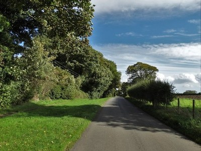 Foto A2 auf Bahnhofsstraße bei Thornton Hall Thornton Curtis c2017