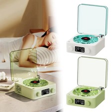 Waves Bluetooth Vinyl Player, Vintage Vinyl Record Player Bluetooth Speaker JQ