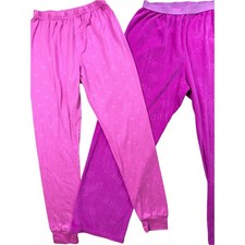 2 Juicy Couture Girls Pink  Fuchsia Pajama Pants
