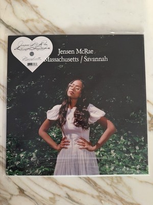 Hand #'d x/500 VV Jensen McRae - Massachusetts Savannah Green Cloudy Heart Vinyl