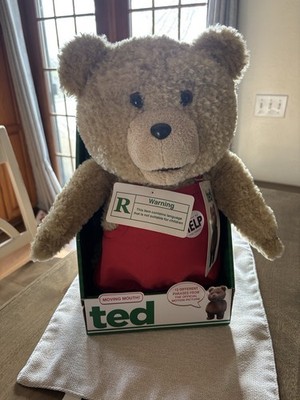 Talking Ted Bear Rastafarian Dreads Rated R 16in Moving Mouth