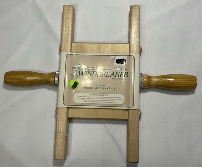 Shanti Windbreaker Double Handle Wood Kite String Spool Winder Holder