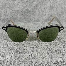 Vtg Bausch And Lomb Sunglasses FRAME ONLY 4 1/2-5 3/4 Alum 1/10 12K GF 22-46