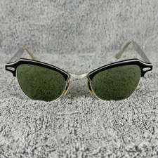 Vtg Bausch And Lomb Sunglasses FRAME ONLY 4 1/2-5 3/4 Alum 1/10 12K GF 22-46