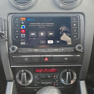 64GB Android 15 Apple Carplay Für Audi A3 8P 2003-2012 Autoradio GPS NAVI BT SWC