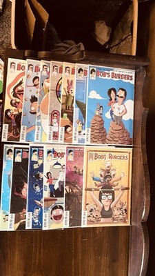 Dynamite Entertainment Bob's Burgers Comic Book Lot Mixed Issues  1 -13 