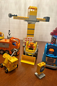 Duplo Lego Construction sets 4988 4976  10812 Huge Lot EUC