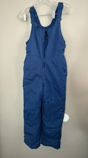 All In Motion Kids Navy Water Wind Resistant Bib Overalls Snow Pants Size M 8/10