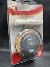 RadioShack Radial CD/DVD Cleaner For CDs, DVDs & CD-ROMs - #42-7051 Sealed / New
