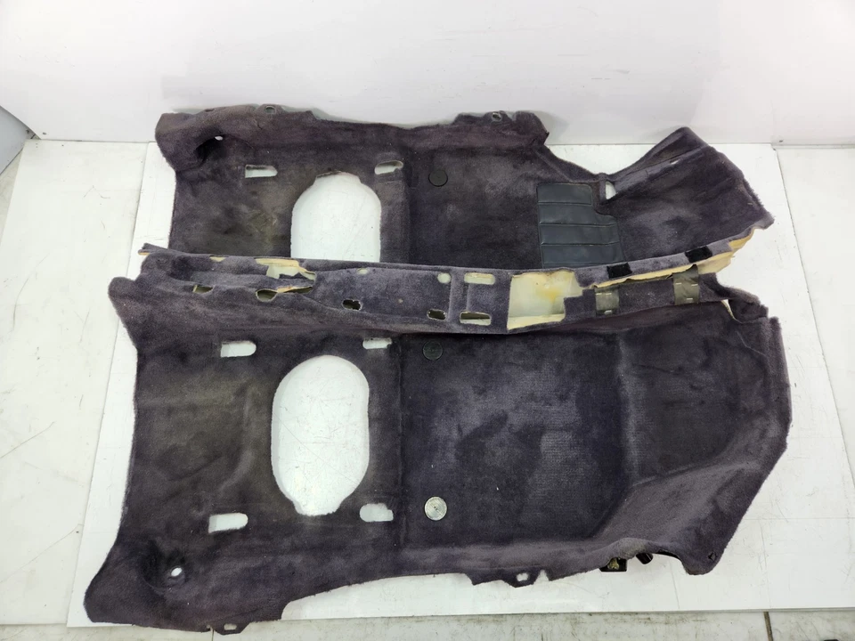 ✅ 97-04 OEM Porsche Boxster 986 Cubierta de panel de tapicería de alfombra de piso delantero negro NOTA* Foto 2 de 4