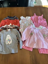 Toddler Girls Lot of Clothing Various Brands 7 Pieces 3T