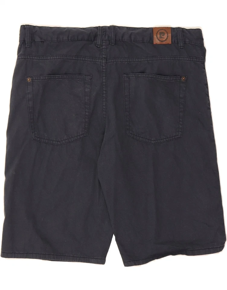 Pantalones Cortos Informales Pierre Cardin Para Hombres XL W38 Azul Marino Algodón CH13 Foto 2 de 3