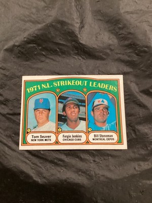 1972 Topps BB - #95 Seaver/Jenkins/Stoneham LL EX/MT