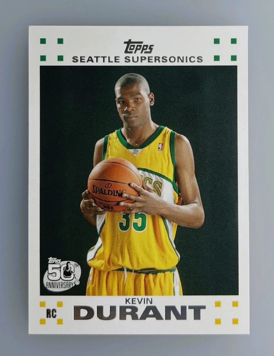 Topps Kevin Durant Basketball 2007-08 Season Sports Trading Cards