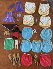 Galoob Golden Girls Accessories Lot: She-Ra Golden Girl, Sapphire, Dragon Queen