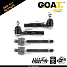 Inner & Outer Tie Rod End Kit for Lincoln Zephyr MKZ Ford Fusion Mercury Milan