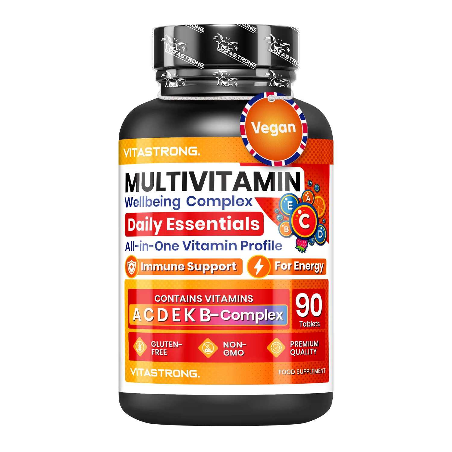Vitastrong Multivitaminico 13 Vitamine Essenziali Qualità Farmaceutica