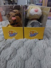 Zhu-Zhu Pets Patches Jinx & Cappuccino 1 Motor 3 Shells Batteries Included