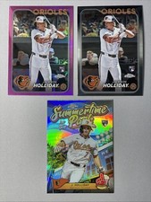 2024 Topps Chrome Jackson Holliday RC #88 Pink Refractor, Base, SITP-3 (3 Cards)