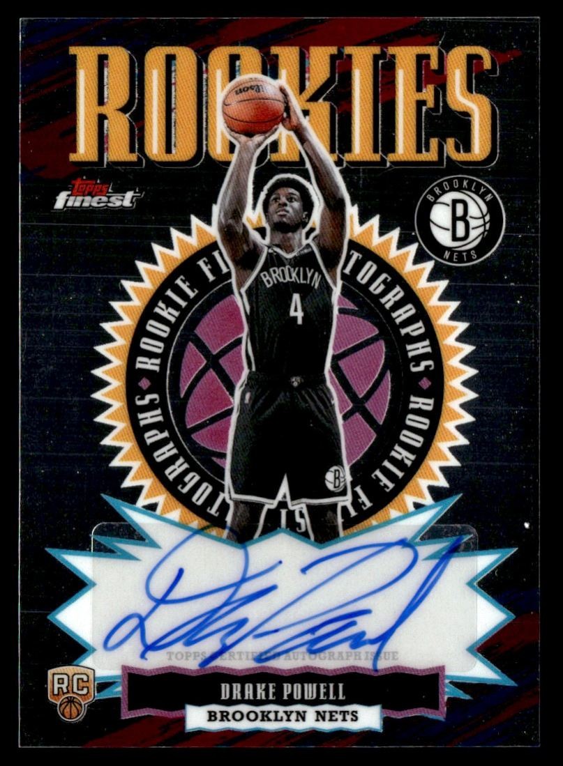 2025-26 Topps Finest Rookie Auto Drake Powell #RFA-DP
