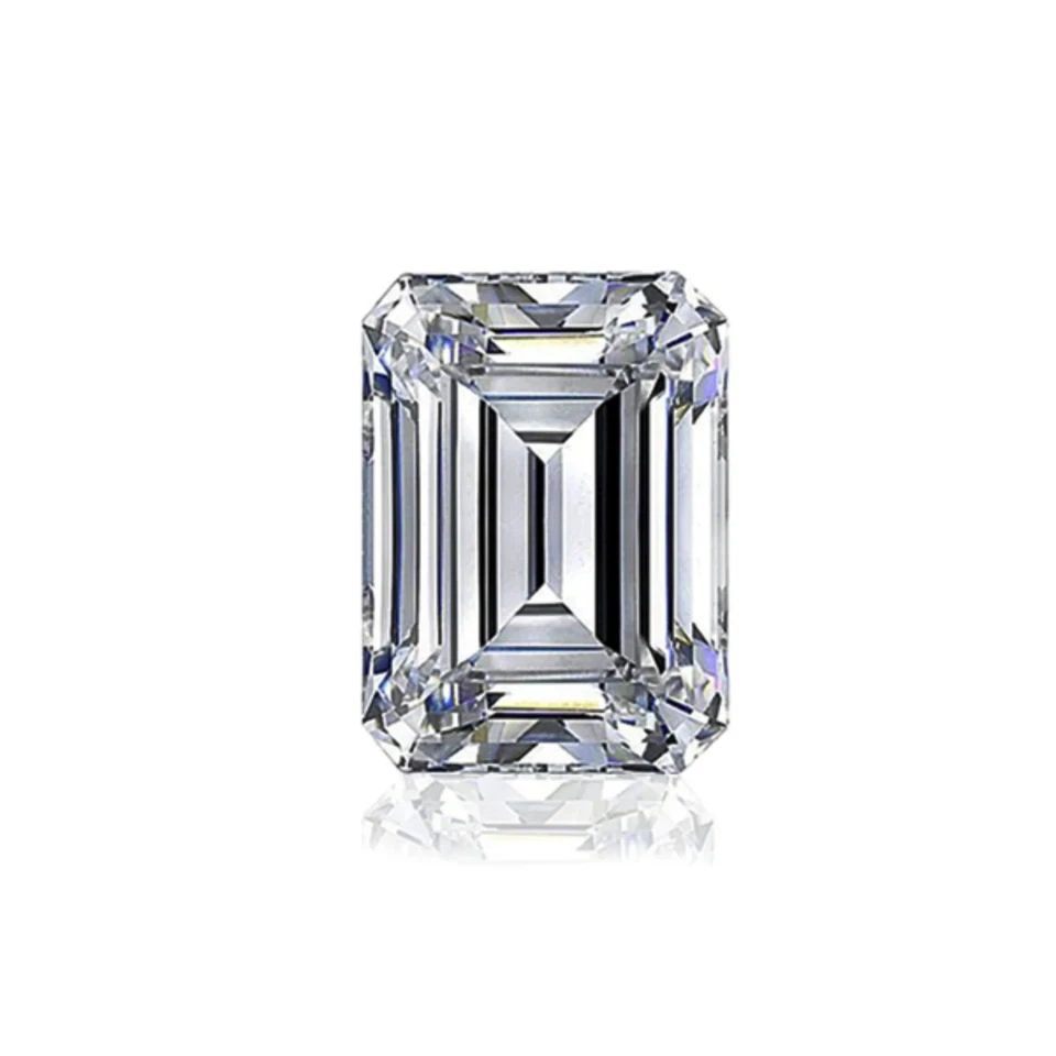 Certified 10.00 Ct Emerald Cut Natural D Color Loose Lab Grown CVD Diamond VVS1 - Image 4 of 4