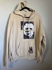 Halloween Movie Hoodie Halloween 2 II Nightmare Brown Cream Pullover XL