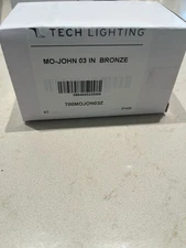 Tech Lighting 700MOJON03Z John Track Head 3" Stem With Honeycomb Louver Bronze