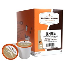 , 100 Jamaica Blue Mountain, Medium Roast, Kosher, K-Cup Compatible, 24 Pods