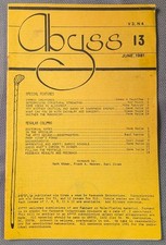 Abyss #13 Nalle 1981 Rare D&D RPG Fanzine Bar...