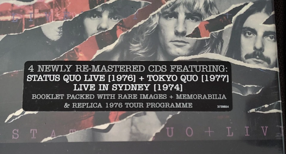 CD - STATUS QUO - STATUS + QUO + LIVE ! -  BOXSET 4 CD NUOVO SIGILLATO  2014 - Immagine 2 di 3