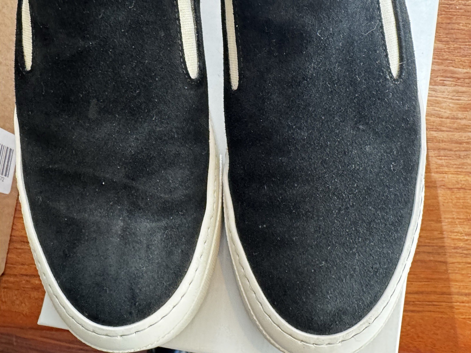 COMMON PROJECTS Women’s Shearling-Lined Suede Sli… - image 4