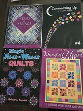 QUILTING books Quilt Patterns Various Authors Lot Of 4