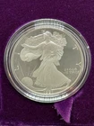 1991-S U.S. Mint American Eagle 1 Oz Proof Silver Dollar Coin with COA & Box