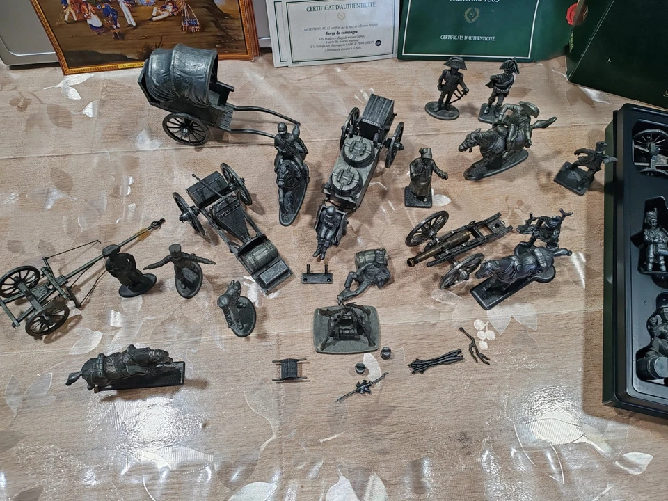 Jolis LOT SOLDAT DE PLOMB LA GRANDE ARMEE DE NAPOLEON EDITION ATLAS En Zamac - Photo 2/4