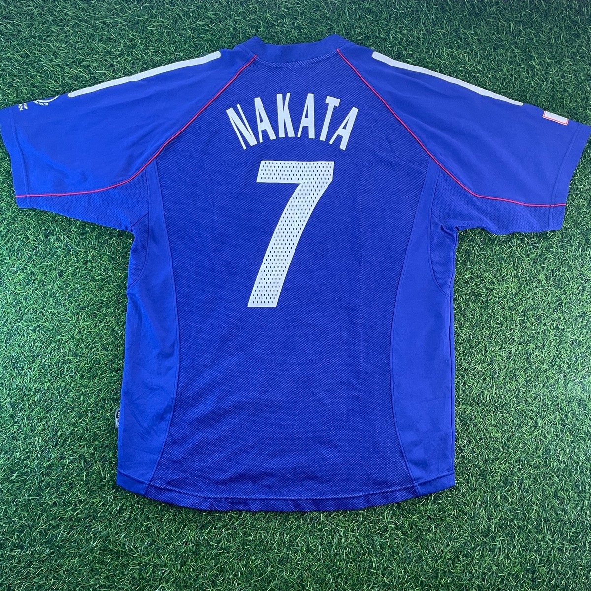 日本代表 NAKATA 8番 半袖 ユニフォーム Japan Retro Away Shirt 1998 – Hidetoshi Nakata #8