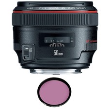 Canon EF 50mm f/1.2L USM Lens with Pro Filter