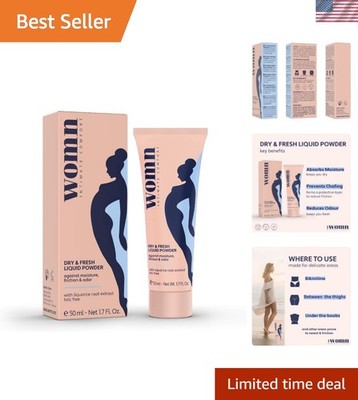 Intimate Comfort DRY & FRESH LIQUID POWDER   talc-free liquid body powder aga...