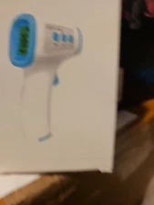 Non-Contact Infrared Forehead Thermometer Reads °F and °C with Fever Alert Funct