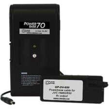 Core SWX PowerBase 70 Battery for JVC HM-600  HM-650 24" Cable PB70-HM65024