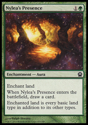 MTG Magic the Gathering Nylea's Presence (169/260) Theros LP